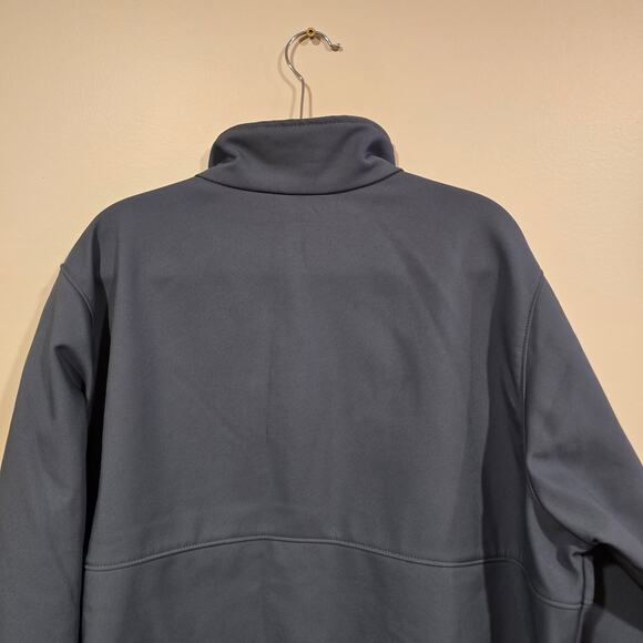 Men's Columbia Gray Fleece Lined Full Zip Softshell Jacket | Size Large - Picture 6 of 10
